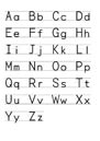 Титульный лист алфавита английского языка